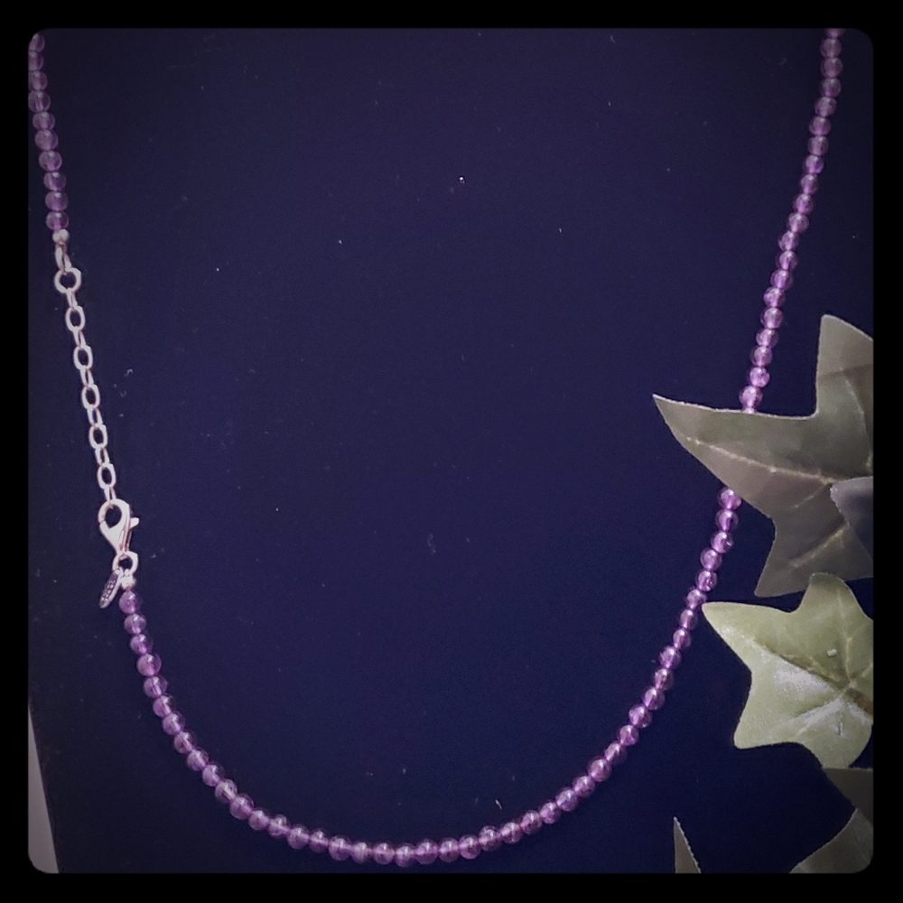 Nicky Butler 4mm Gemstone Bead 20" necklace.